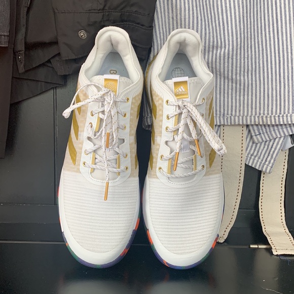 Adidas CrazyFlight Volleyball Shoe Gold - Picture 2 of 5